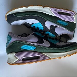 NIKE ID BY YOU AIR MAX 90 Black Lilac Laser blue SZ 12 sneakers trainers shoes